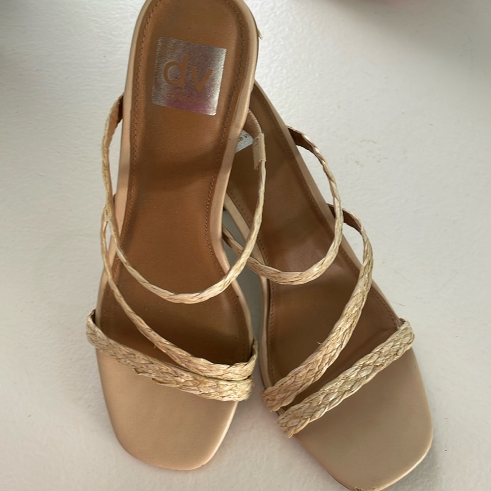 Dolce vita straw sandals